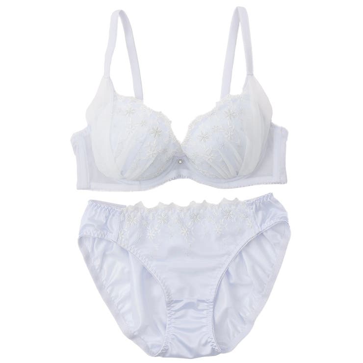 【EFカップ】スノーチュール３/４カップブラ＆ショーツ  | palissee | 詳細画像14 