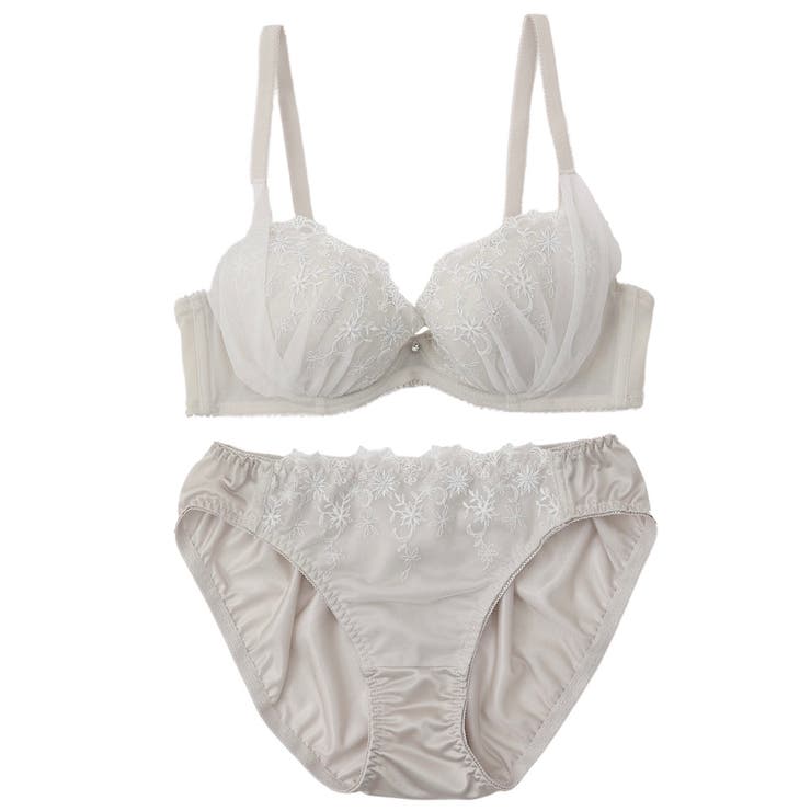 【EFカップ】スノーチュール３/４カップブラ＆ショーツ  | palissee | 詳細画像16 