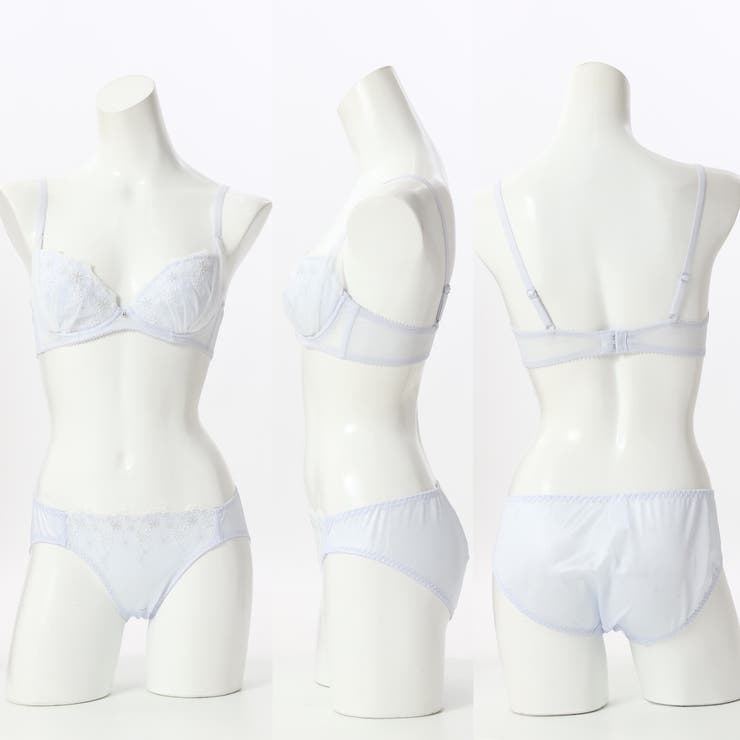 【EFカップ】スノーチュール３/４カップブラ＆ショーツ  | palissee | 詳細画像5 