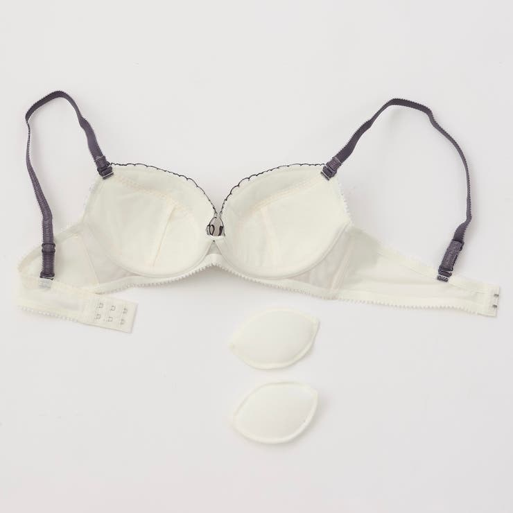 【EFカップ】グラデーションシアーフラワー３/４カップブラ＆ショーツ  | palissee | 詳細画像8 