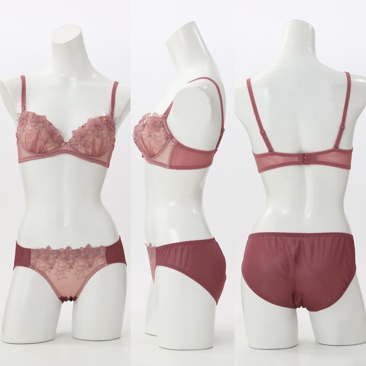 アップリケフルール３/４カップブラ＆ショーツ  | palissee | 詳細画像3 