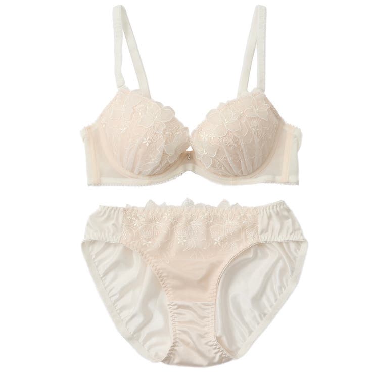 【EFカップ】アップリケフルール３/４カップブラ＆ショーツ  | palissee | 詳細画像12 