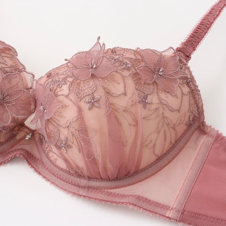 【EFカップ】アップリケフルール３/４カップブラ＆ショーツ  | palissee | 詳細画像6 