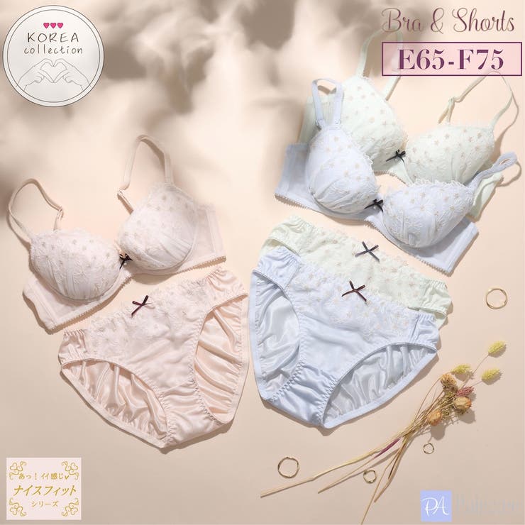 【EFカップ】ミニョンフルール３/４カップブラ＆ショーツ  | palissee | 詳細画像1 