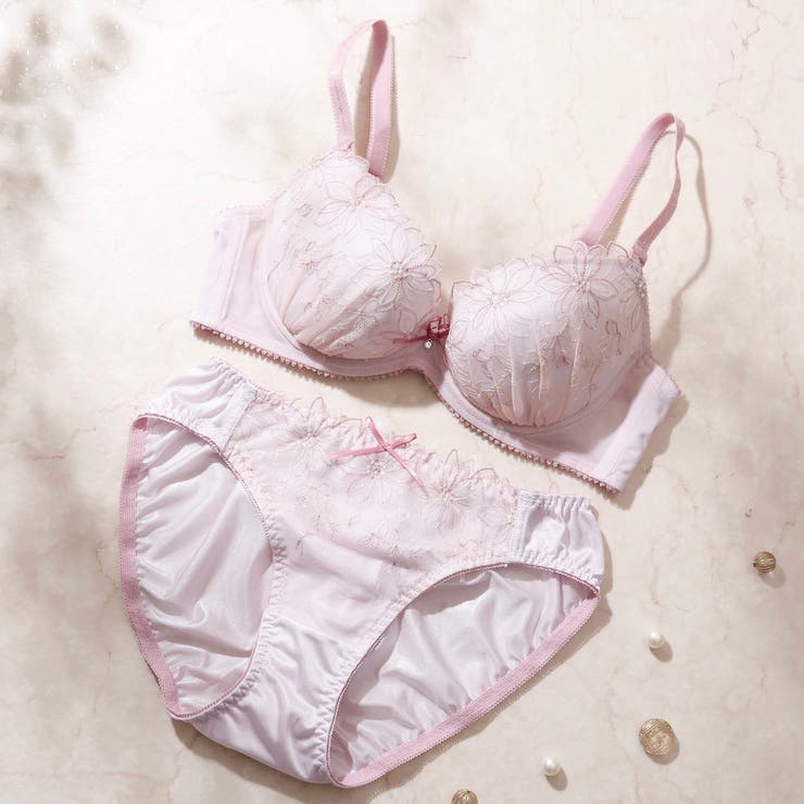 ピンク | フルールラフィネ３/４カップブラ＆ショーツ  | palissee