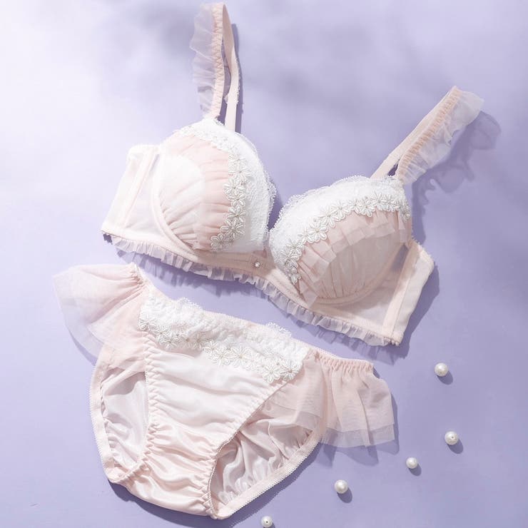 ピンク | 【EFカップ】ミニョンプリンセス3/4カップブラ&ショーツ  | palissee