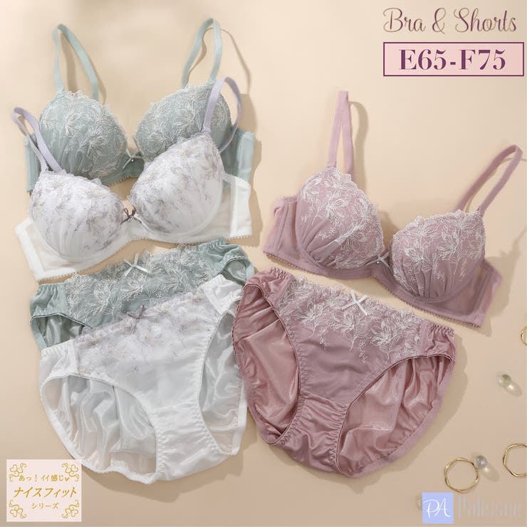 【EFカップ】コフレフルール３/４カップブラ＆ショーツ  | palissee | 詳細画像1 