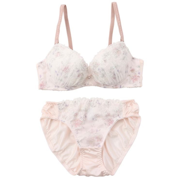 アンティークフラワープリント３/４カップブラ＆ショーツ  | palissee | 詳細画像13 