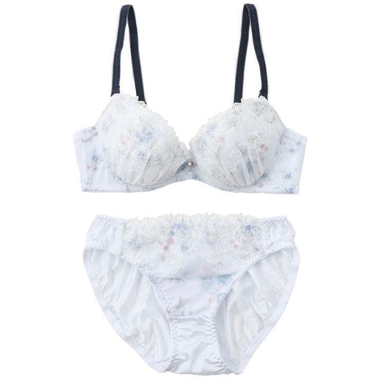 【EFカップ】アンティークフラワープリント３/４カップブラ＆ショーツ  | palissee | 詳細画像14 