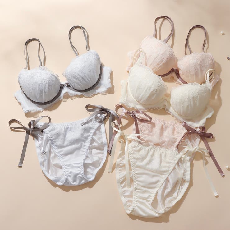 7658.バーバリー トランクス 3着セット Lサイズ SALE】【northerly】 スモーキーフリルレース ブラジャー