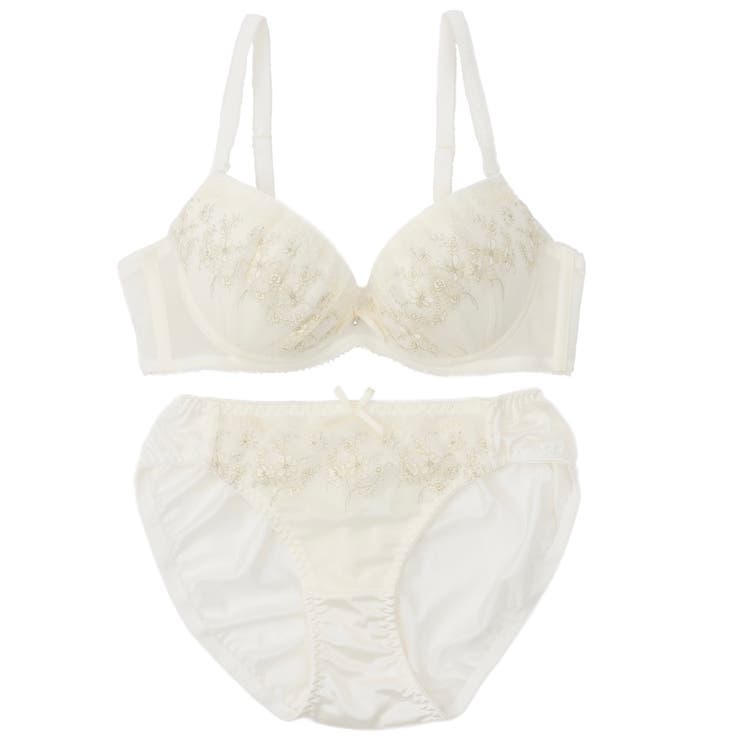 【EFカップ】プチフラワーシュシュ３/４カップブラ＆ショーツ  | palissee | 詳細画像15 