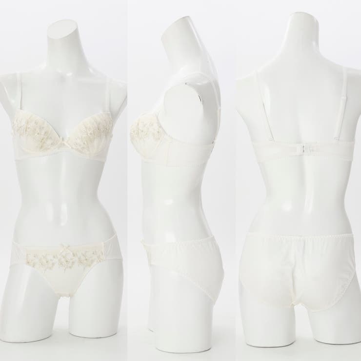 【EFカップ】プチフラワーシュシュ３/４カップブラ＆ショーツ  | palissee | 詳細画像5 