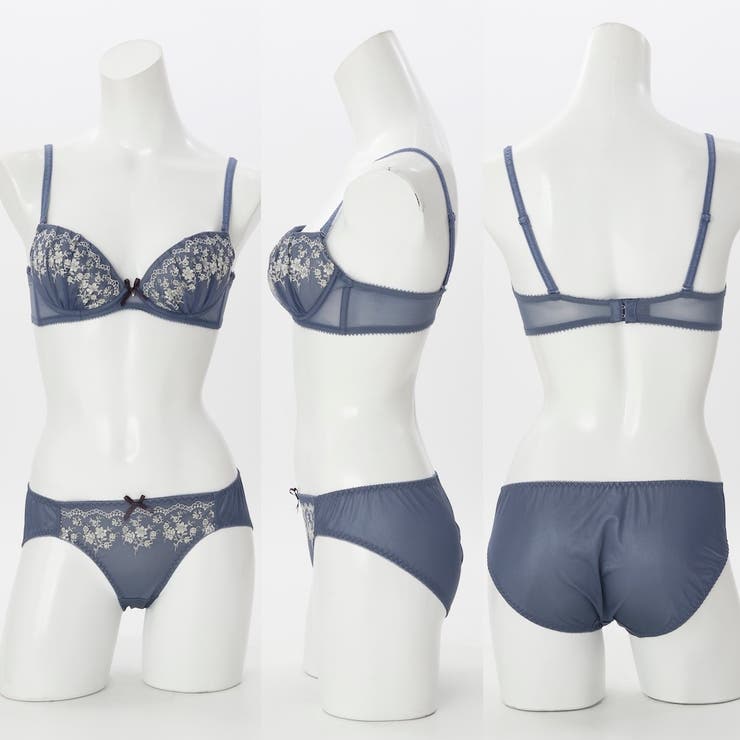【EFカップ】プチフラワーシュシュ３/４カップブラ＆ショーツ  | palissee | 詳細画像7 