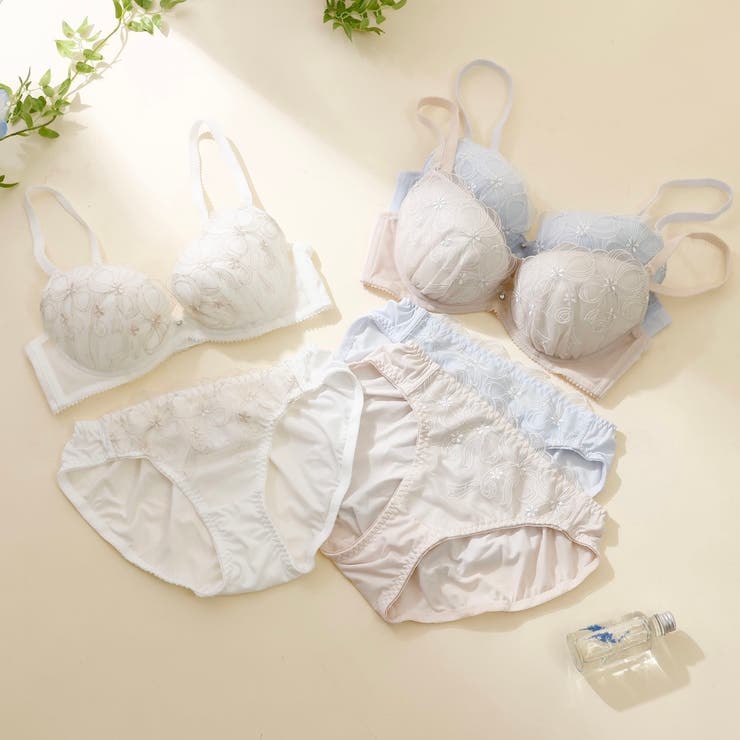 ル・ヌーリュバン3/4カップブラ＆ショーツ [品番：PLSW0001273