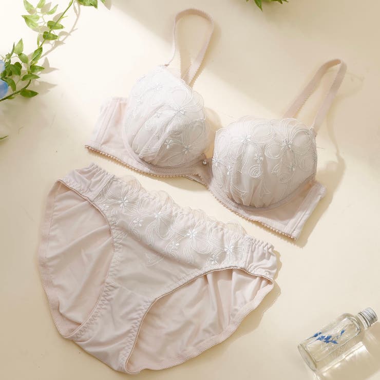 ピンク | ル・ヌーリュバン３/４カップブラ＆ショーツ  | palissee