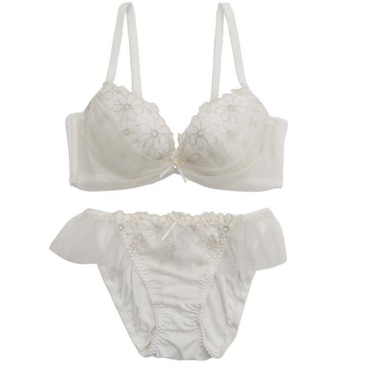 【EFカップ】フルールチュール３/４カップブラ＆ショーツ  | palissee | 詳細画像18 