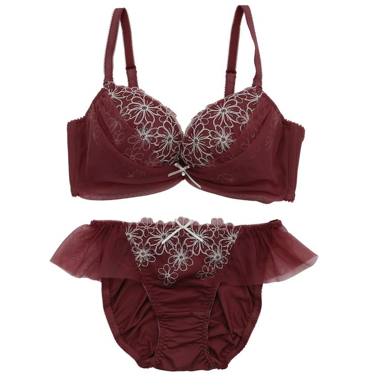 【EFカップ】フルールチュール３/４カップブラ＆ショーツ  | palissee | 詳細画像19 