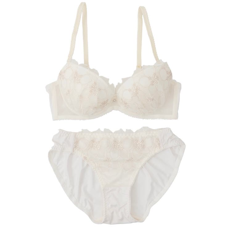 【EFカップ】アザレアラメレース３/４カップブラ＆ショーツ  | palissee | 詳細画像14 