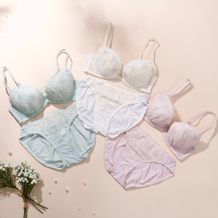 【EFカップ】アザレアラメレース３/４カップブラ＆ショーツ  | palissee | 詳細画像17 