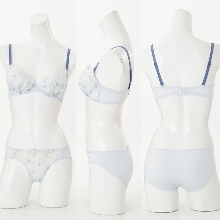 【新品タグ付き・正規品】 フェデフルール3/4カップブラ＆ショーツ [品番：PLSW0001327