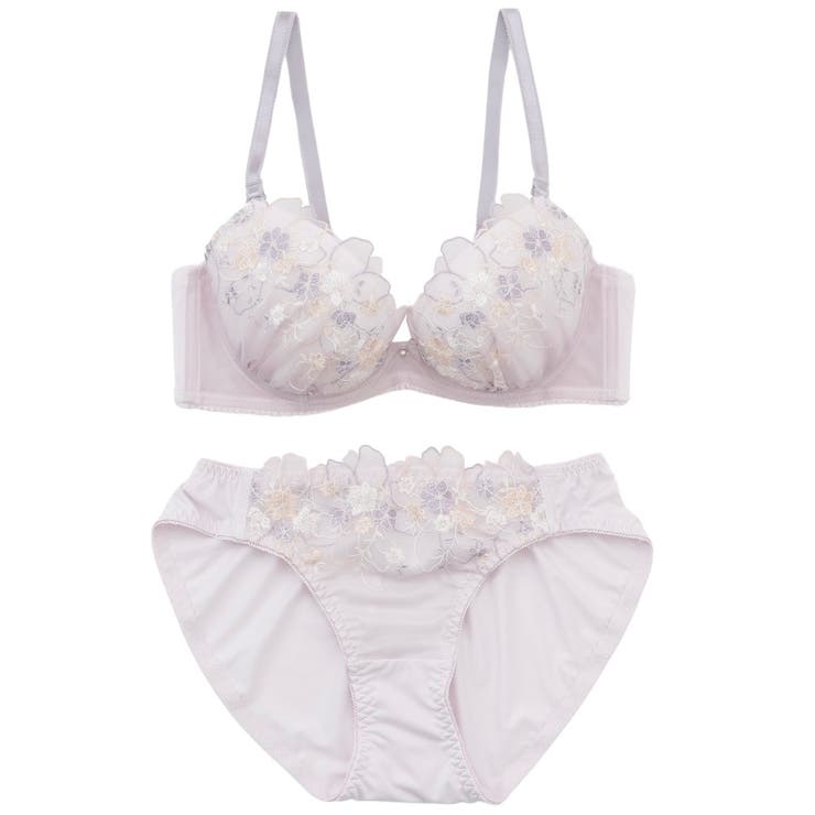【EFカップ】フローラルレース３/４カップブラ＆ショーツ  | palissee | 詳細画像16 
