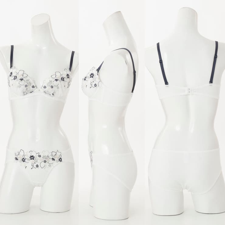 【EFカップ】フローラルレース３/４カップブラ＆ショーツ  | palissee | 詳細画像2 