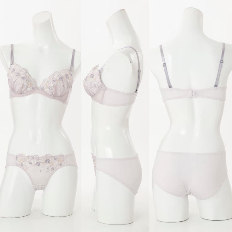 【EFカップ】フローラルレース３/４カップブラ＆ショーツ  | palissee | 詳細画像3 