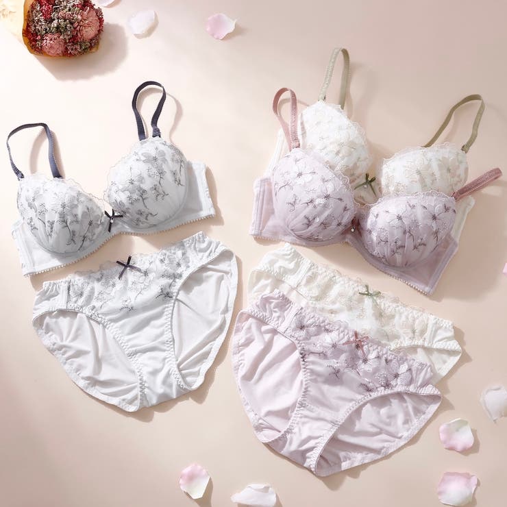 【EFカップ】アムールブロッサム３/４カップブラ＆ショーツ  | palissee | 詳細画像18 