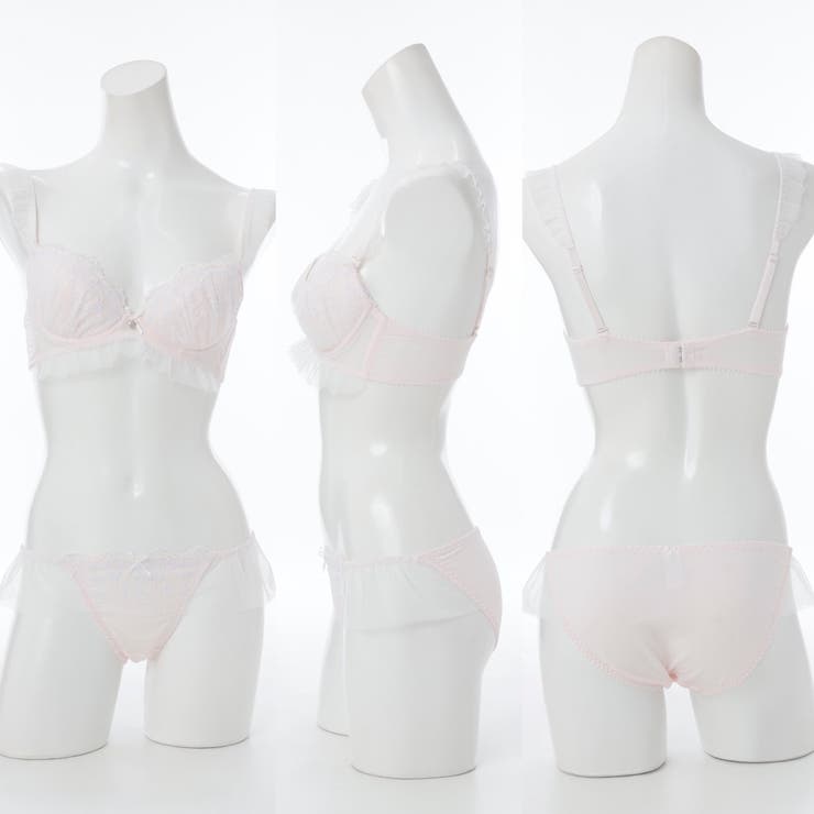 【完美品】パラレル4種セット（未開封） プリンセスフリル3/4カップブラ＆ショーツ[品番：PLSW0001385