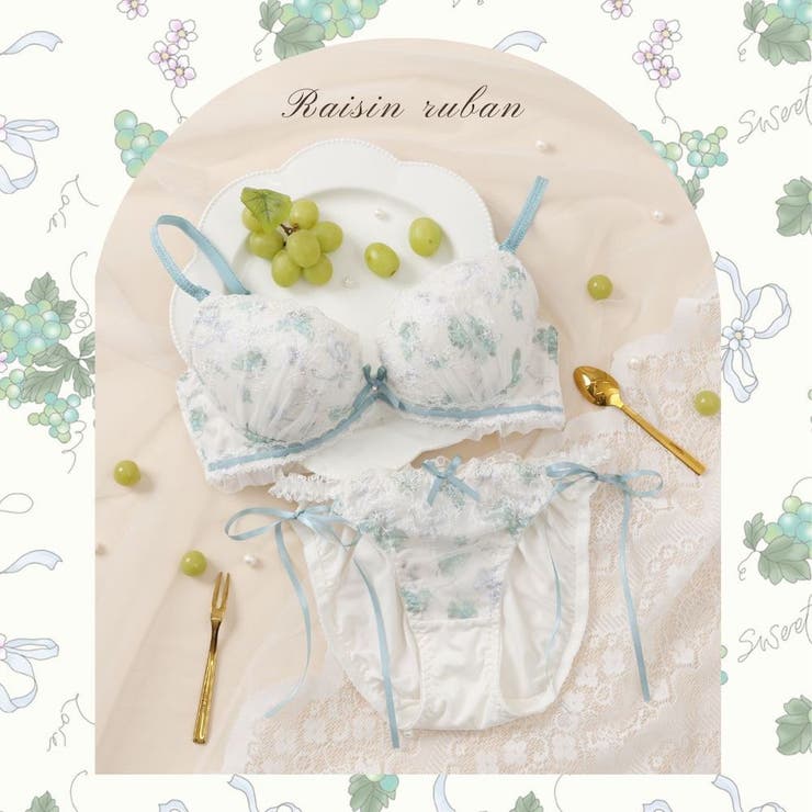 【EFカップ】レザンリュバン３/４カップブラ＆ショーツ  | palissee | 詳細画像3 