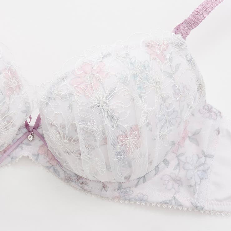 【EFカップ】ペールフローラル３/４カップブラ＆ショーツ  | palissee | 詳細画像7 