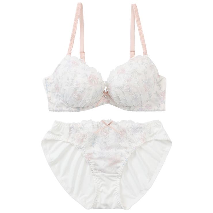 【EFカップ】ペールフローラル３/４カップブラ＆ショーツ  | palissee | 詳細画像15 