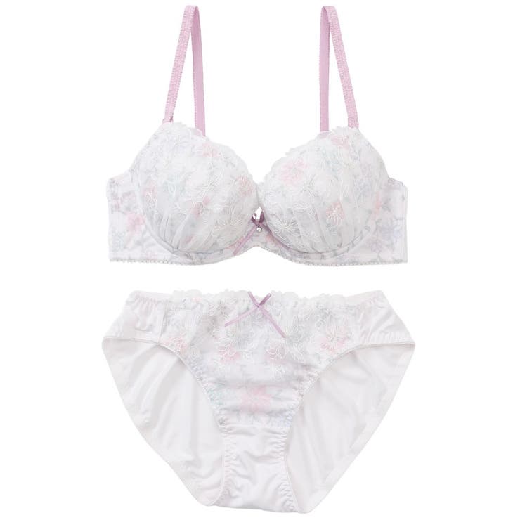 【EFカップ】ペールフローラル３/４カップブラ＆ショーツ  | palissee | 詳細画像17 
