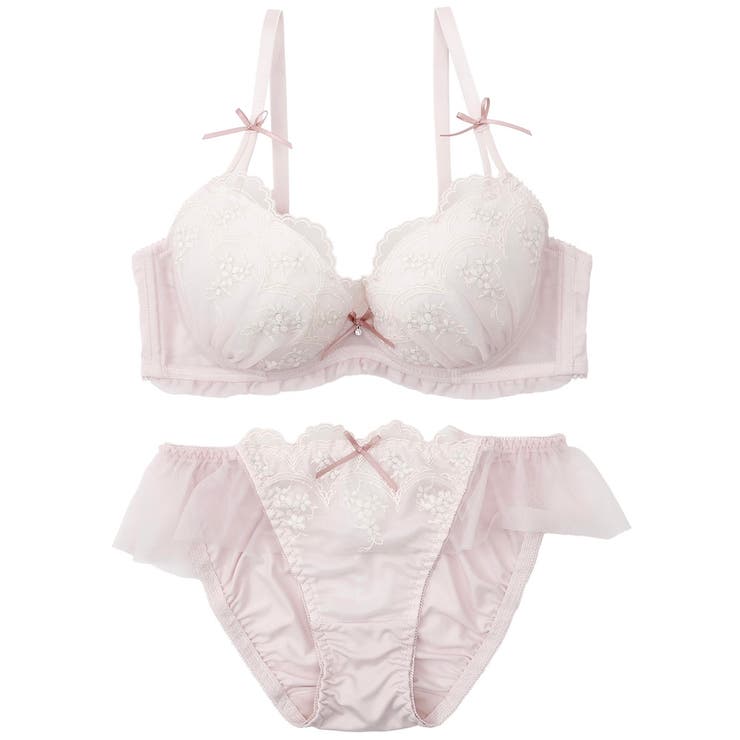 フリルスカラップ３/４カップブラ＆ショーツ  | palissee | 詳細画像15 