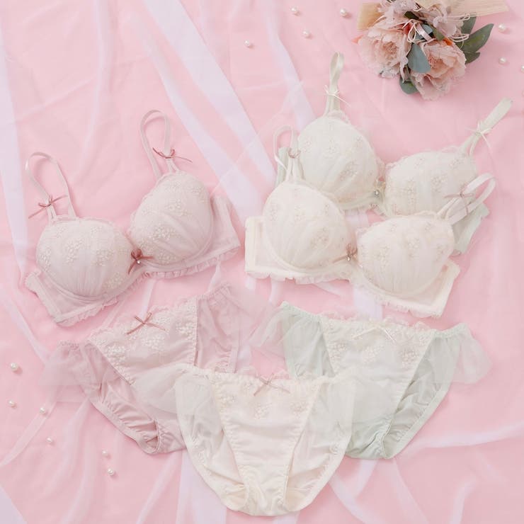 フリルスカラップ３/４カップブラ＆ショーツ  | palissee | 詳細画像17 