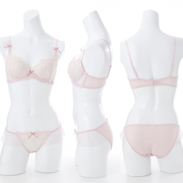 フリルスカラップ３/４カップブラ＆ショーツ  | palissee | 詳細画像3 