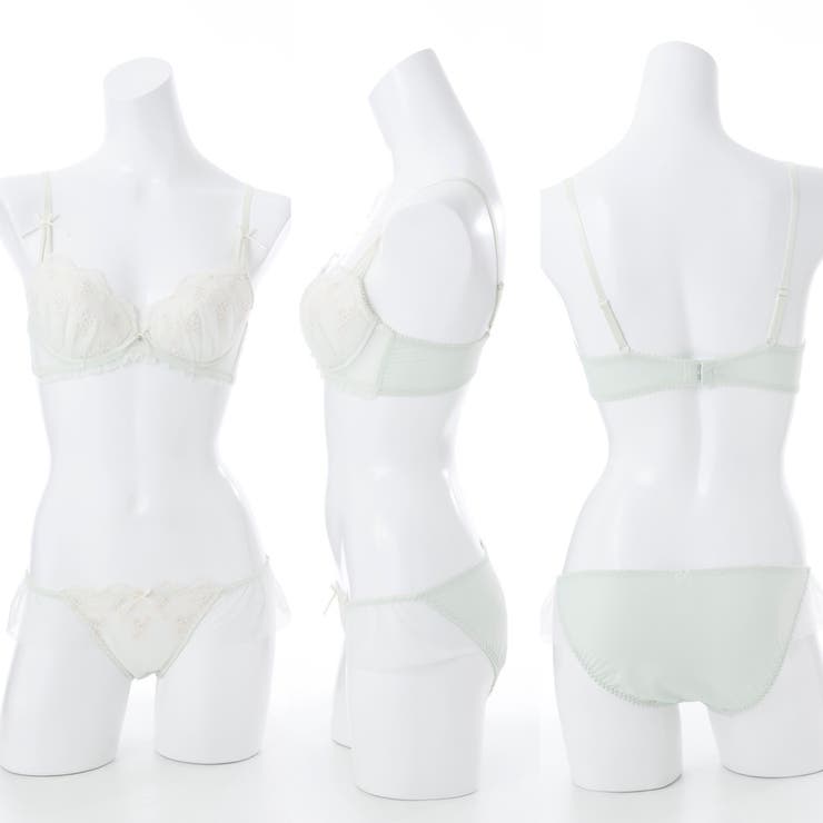 フリルスカラップ３/４カップブラ＆ショーツ  | palissee | 詳細画像4 