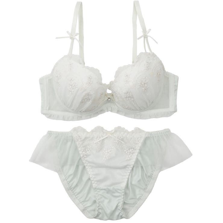 【EFカップ】フリルスカラップ３/４カップブラ＆ショーツ  | palissee | 詳細画像16 