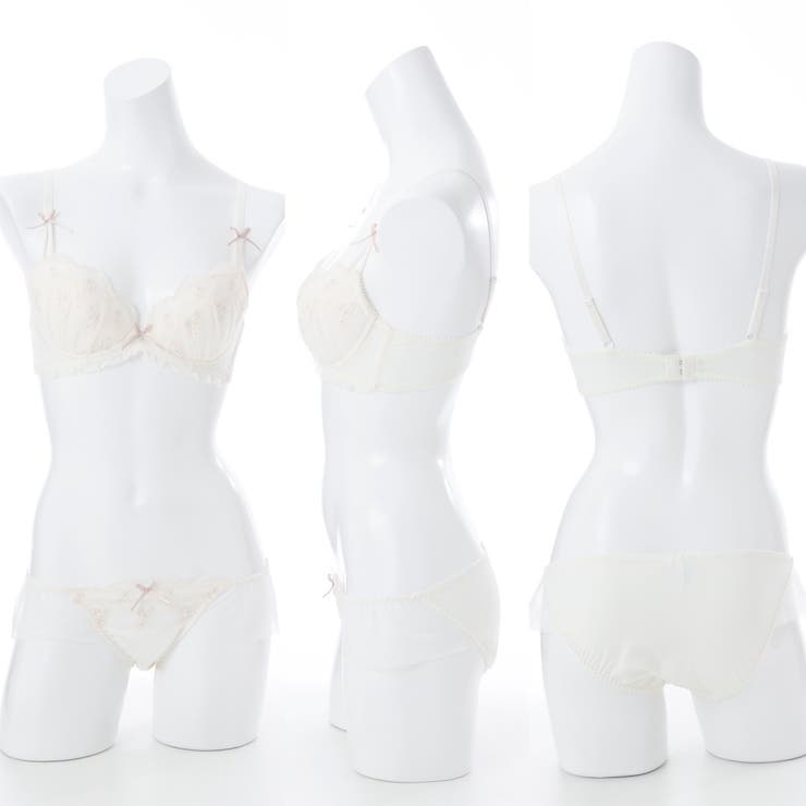 【EFカップ】フリルスカラップ３/４カップブラ＆ショーツ  | palissee | 詳細画像2 