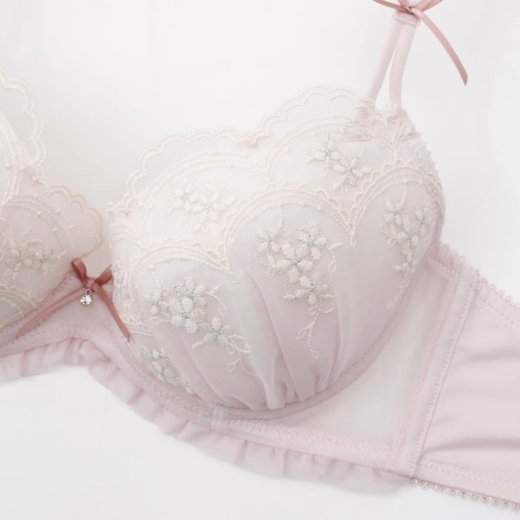 【EFカップ】フリルスカラップ３/４カップブラ＆ショーツ  | palissee | 詳細画像6 