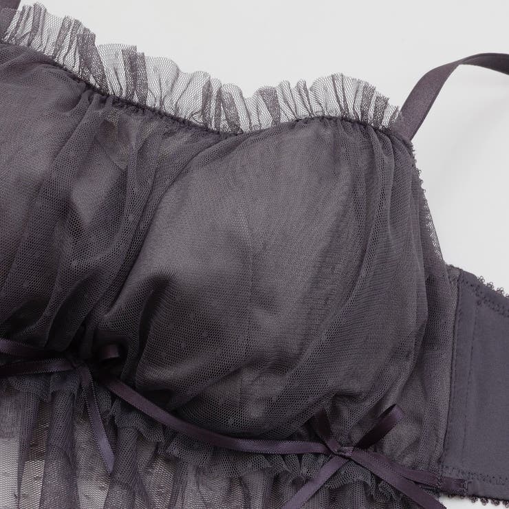 girly frill tulle３/４カップブラ＆ショーツ  | palissee | 詳細画像7 