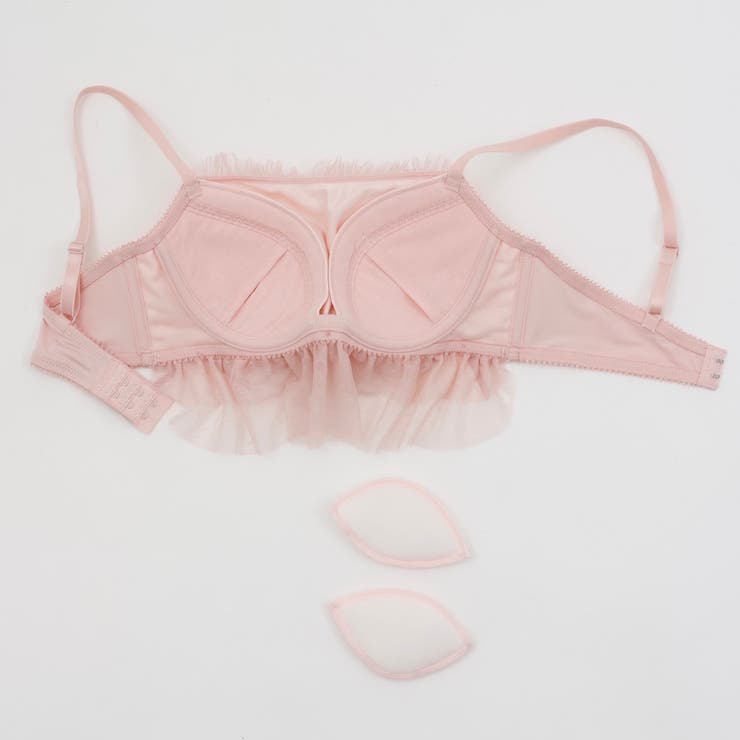 【EFカップ】girly frill tulle３/４カップブラ＆ショーツ  | palissee | 詳細画像9 