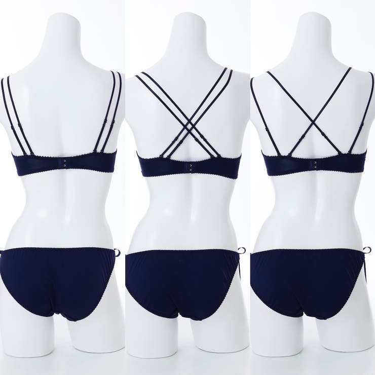 【EFカップ】3wayストラップアレンジ３/４カップブラ＆ショーツ  | palissee | 詳細画像7 