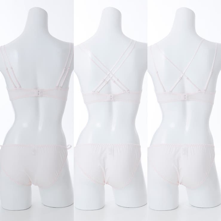 【EFカップ】3wayストラップアレンジ３/４カップブラ＆ショーツ  | palissee | 詳細画像5 