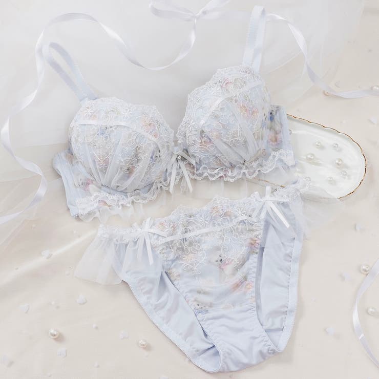 サックス | fairy bear ３/４カップブラ＆ショーツ  | palissee