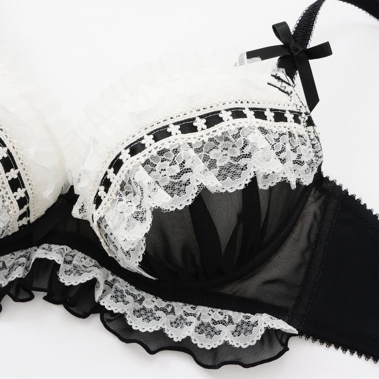 【EFカップ】ジェラートフリルレース３/４カップブラ＆ショーツ  | palissee | 詳細画像7 