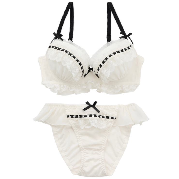 【EFカップ】ジェラートフリルレース３/４カップブラ＆ショーツ  | palissee | 詳細画像16 