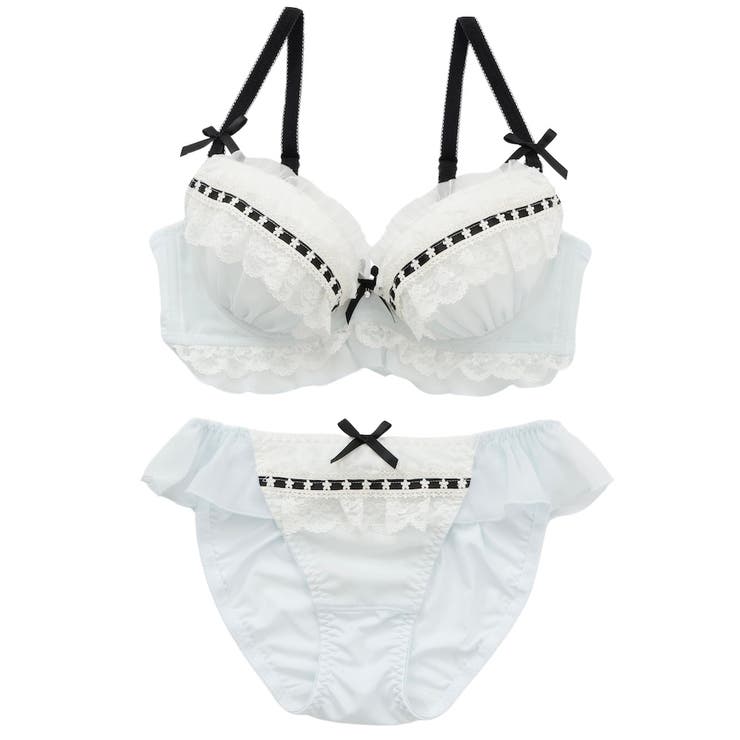 【EFカップ】ジェラートフリルレース３/４カップブラ＆ショーツ  | palissee | 詳細画像17 