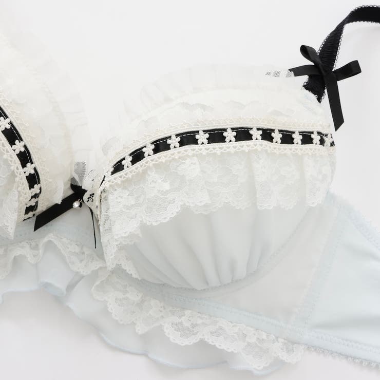 【EFカップ】ジェラートフリルレース３/４カップブラ＆ショーツ  | palissee | 詳細画像6 