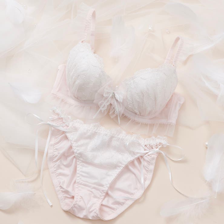 ピンク | ailes d'ange３/４カップブラ＆ショーツ  | palissee